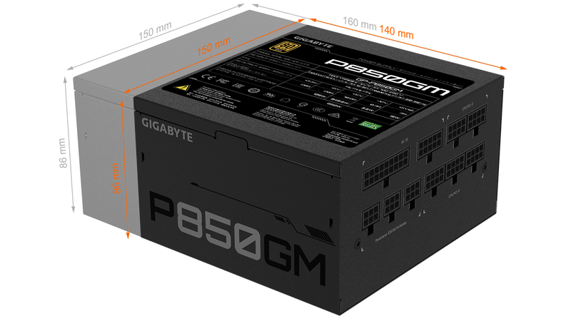Блок питания GIGABYTE ATX2.31 850W (GP-P850GM) - фото - №5