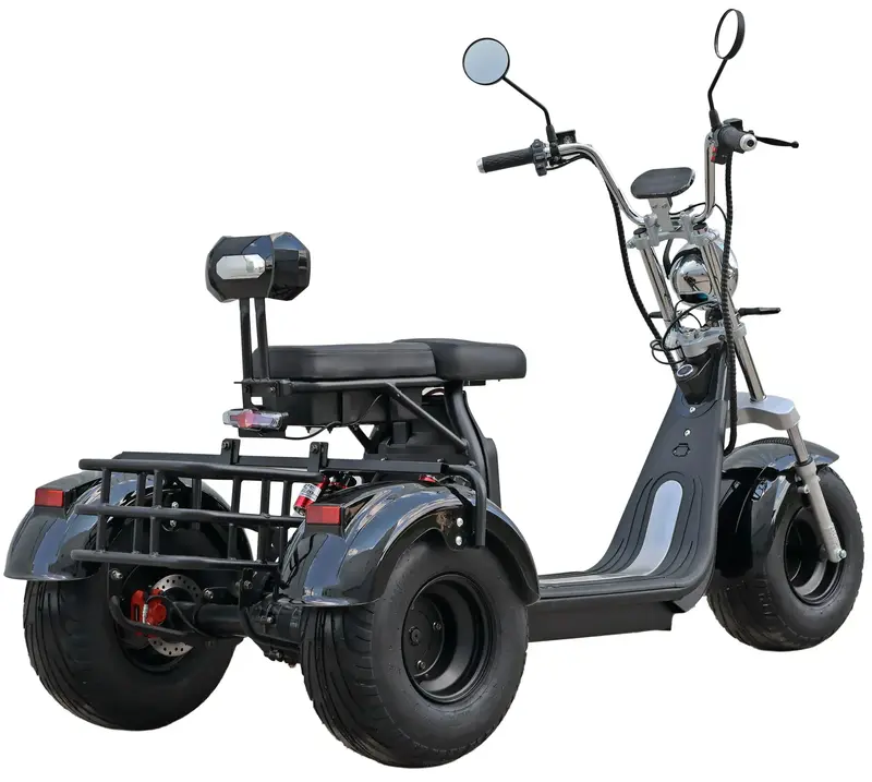 Електроскутер Maxxter TRIKE 2.0 2000 Вт (Blaсk) - фото - №1