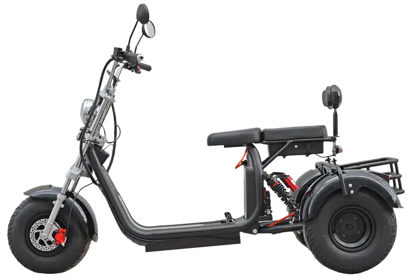 Електроскутер Maxxter TRIKE 2.0 2000 Вт (Blaсk) - фото - №2