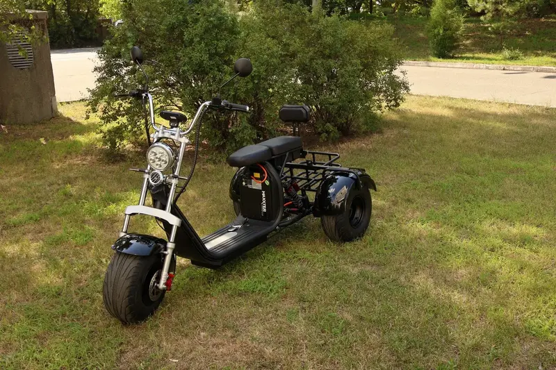 Електроскутер Maxxter TRIKE 2.0 2000 Вт (Blaсk) - фото - №3