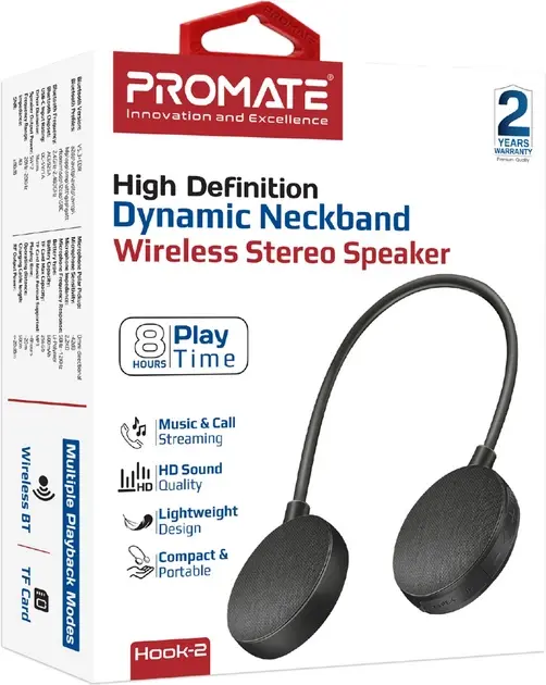 Акустика Promate Hook-2 10W Black - фото - №8