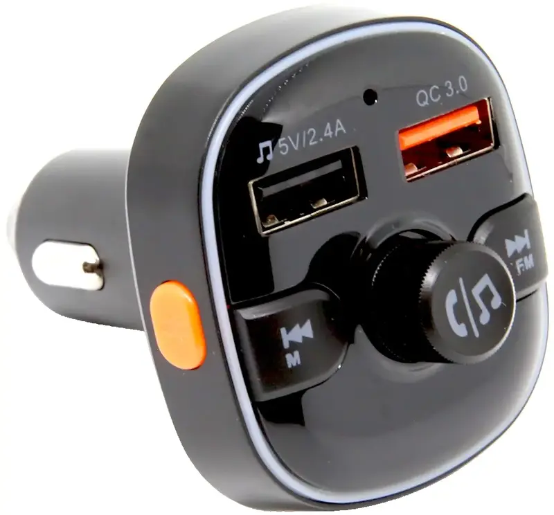 FM-трансмиттер Vibe RGB 15W FMAA-02BK - фото - №1
