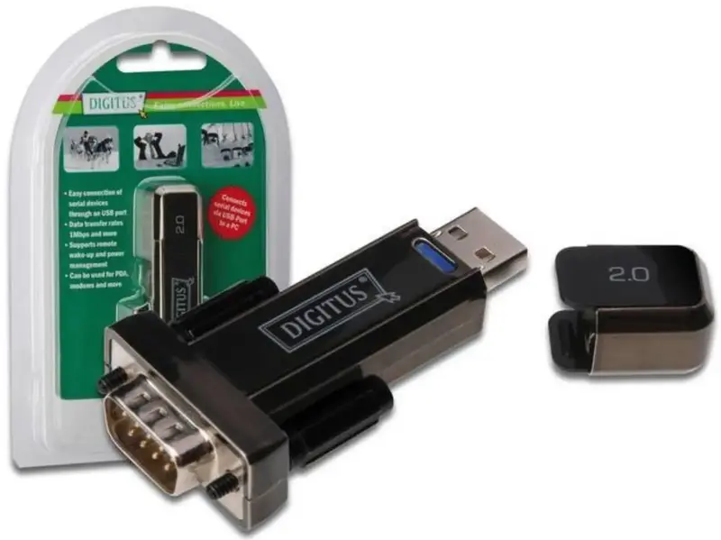 Адаптер DIGITUS USB-A to RS232 - фото - №3