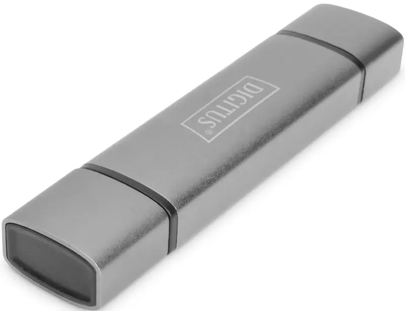 Кардрідер DIGITUS USB-C/USB 3.0 SD/MicroSD - фото - №1