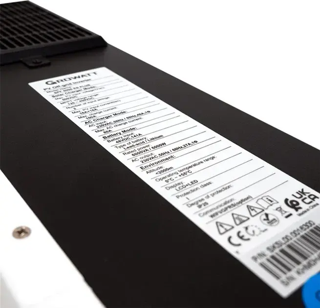 Сонячний інвертор Growatt SPF6000ESP 6000W - фото - №5