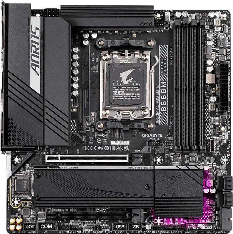 Материнская плата Gigabyte B650M AORUS ELITE (B650M_AORUS_ELITE) - фото - №0