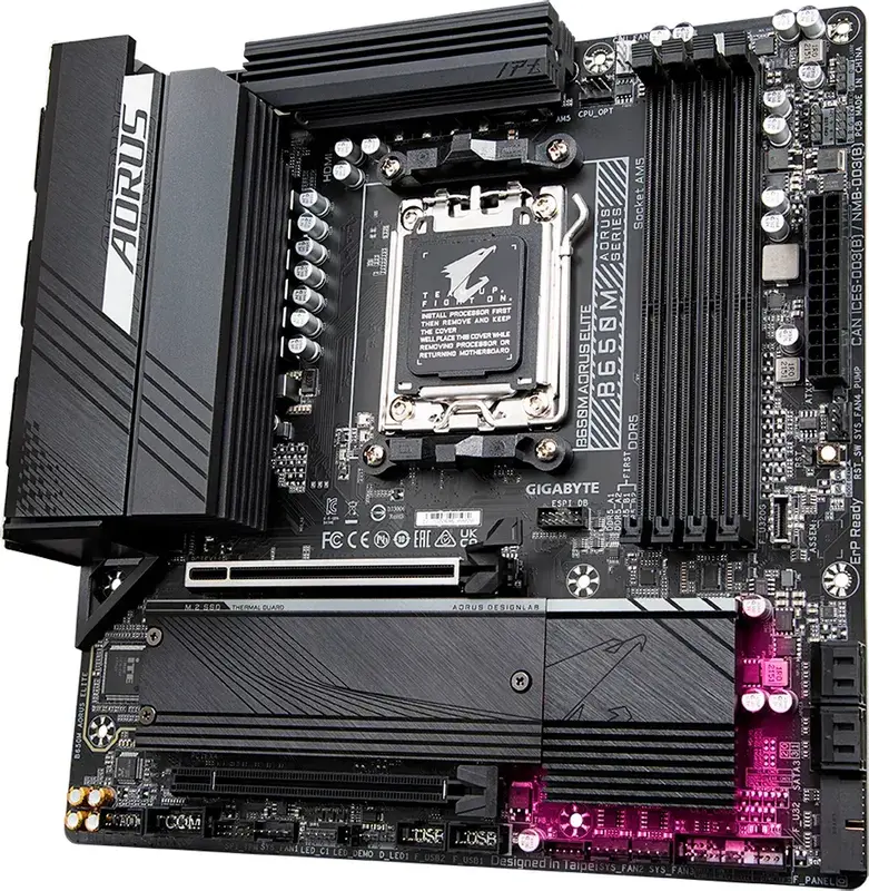 Материнская плата Gigabyte B650M AORUS ELITE (B650M_AORUS_ELITE) - фото - №2
