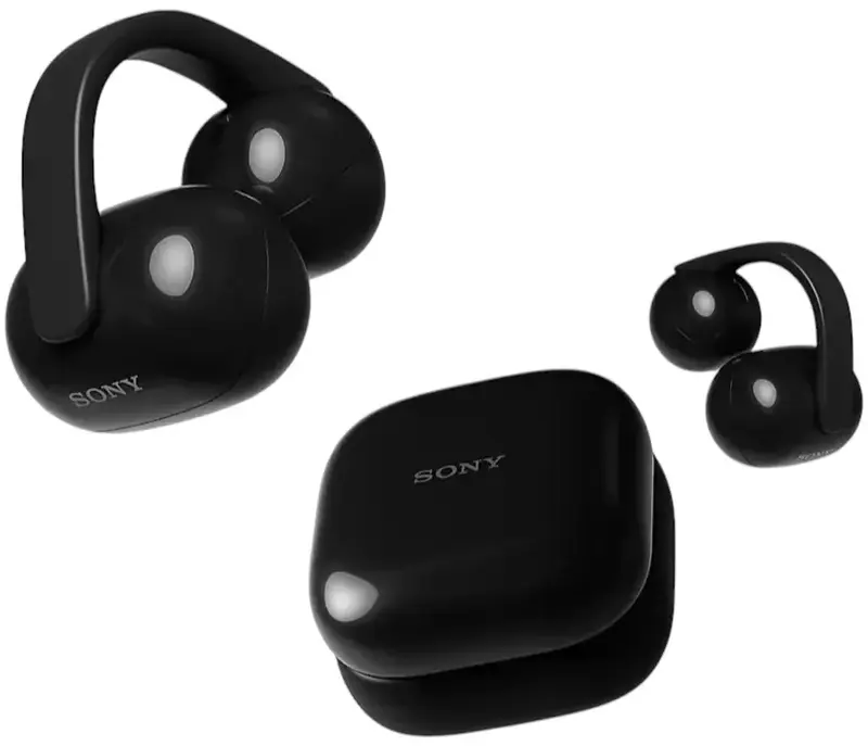 Навушники Sony LinkBuds Clip WFLC900B.E Black - фото - №0