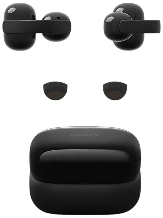 Навушники Sony LinkBuds Clip WFLC900B.E Black - фото - №2