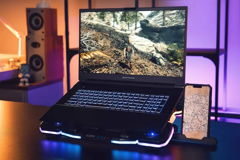 Подставка для ноутбука 2E GAMING CPG-011 до 17,3" 1xUSB-A 1xUSB-C LCD RGB черная - фото - №11