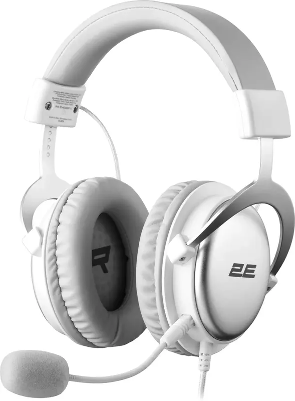 Гарнітура ігрова 2E GAMING HG355 7.1 mini-jack/dual 3.5мм/USB-A 1.5/1.5/0.2м білий 2E-HG355WT-7.1 - фото - №5
