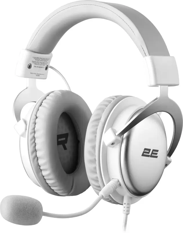 Гарнітура ігрова 2E GAMING HG355 7.1 mini-jack/dual 3.5мм/USB-A 1.5/1.5/0.2м білий 2E-HG355WT-7.1 - фото - №0