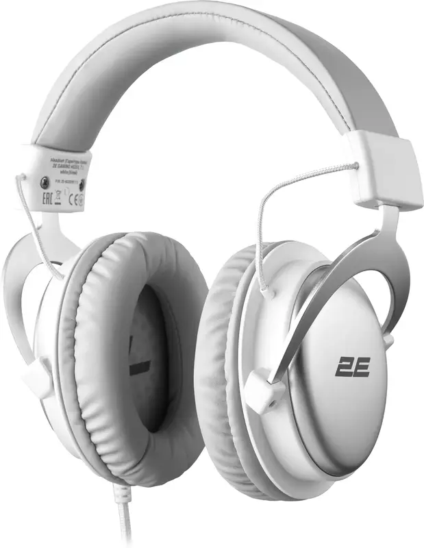Гарнітура ігрова 2E GAMING HG355 7.1 mini-jack/dual 3.5мм/USB-A 1.5/1.5/0.2м білий 2E-HG355WT-7.1 - фото - №1