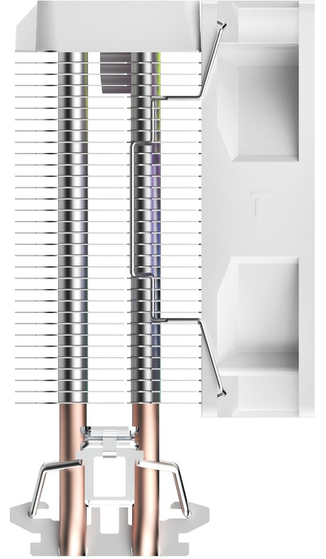 Система охлаждения для процессора OCYPUS GAMMA A20 WH ARGB (GAMMA-A20-WH1AAWN00F-GL) - фото - №5