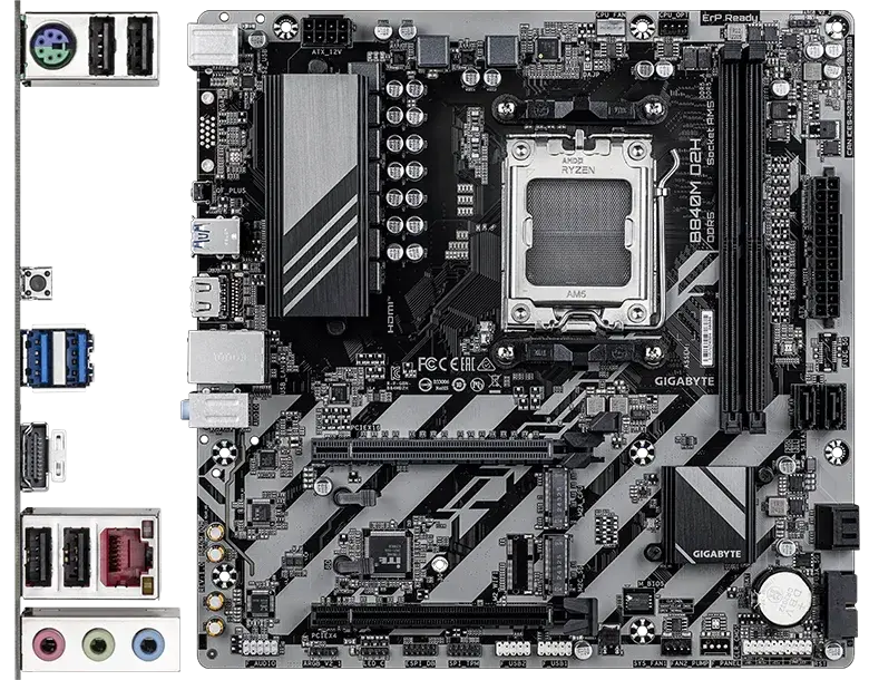 Материнская плата Gigabyte B840M D2H (B840M_D2H) - фото - №3