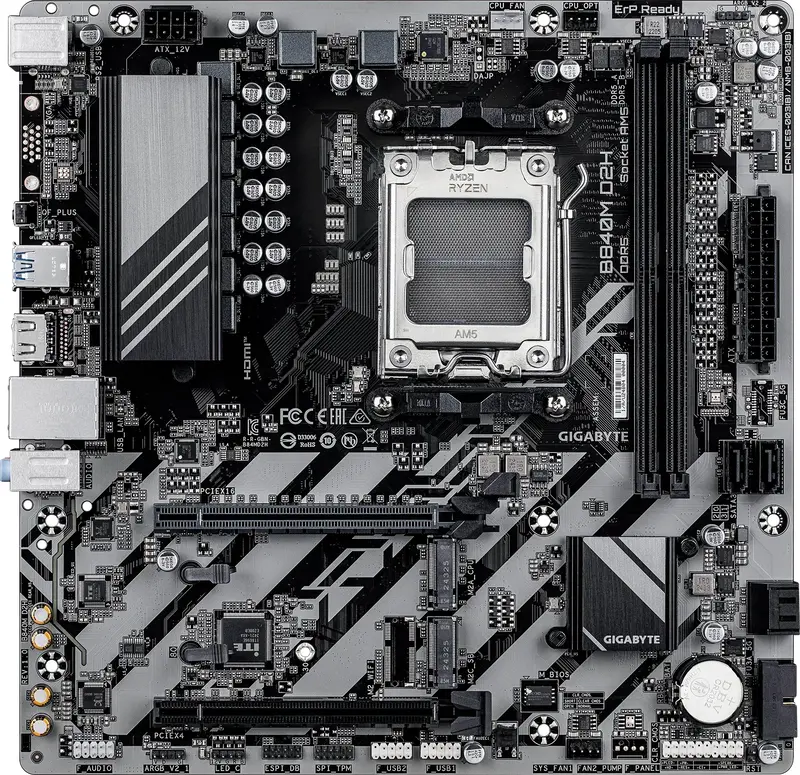 Материнская плата Gigabyte B840M D2H (B840M_D2H) - фото - №0