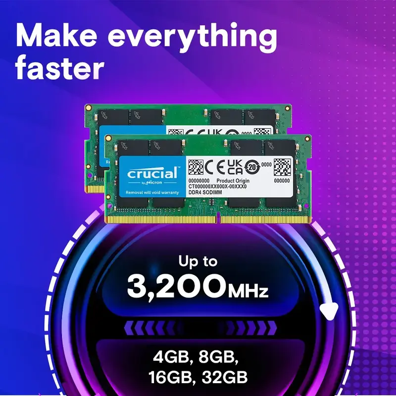 Оперативна пам'ять CRUCIAL 32GB DDR4 (CT32G4DFD832A) - фото - №1