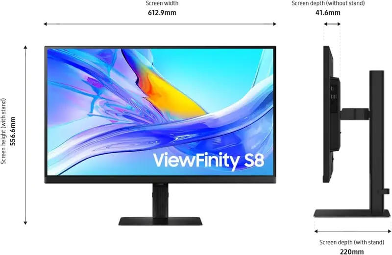 Монітор Samsung 27" (LS27D804UAIXUA) - фото - №4