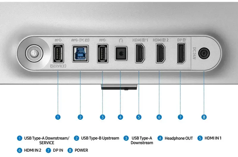 Монітор Samsung 32" (LS32FG812SIXUA) - фото - №4