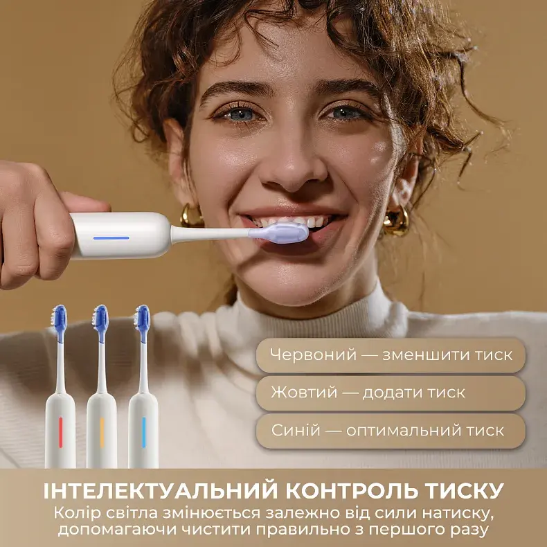 Електрична зубна щітка MOVA Fresh 20 Sensus-White - фото - №6