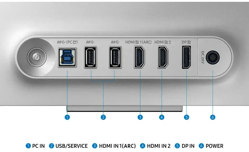 Монітор Samsung 32" (LS32DG800SZXUA) - фото - №7