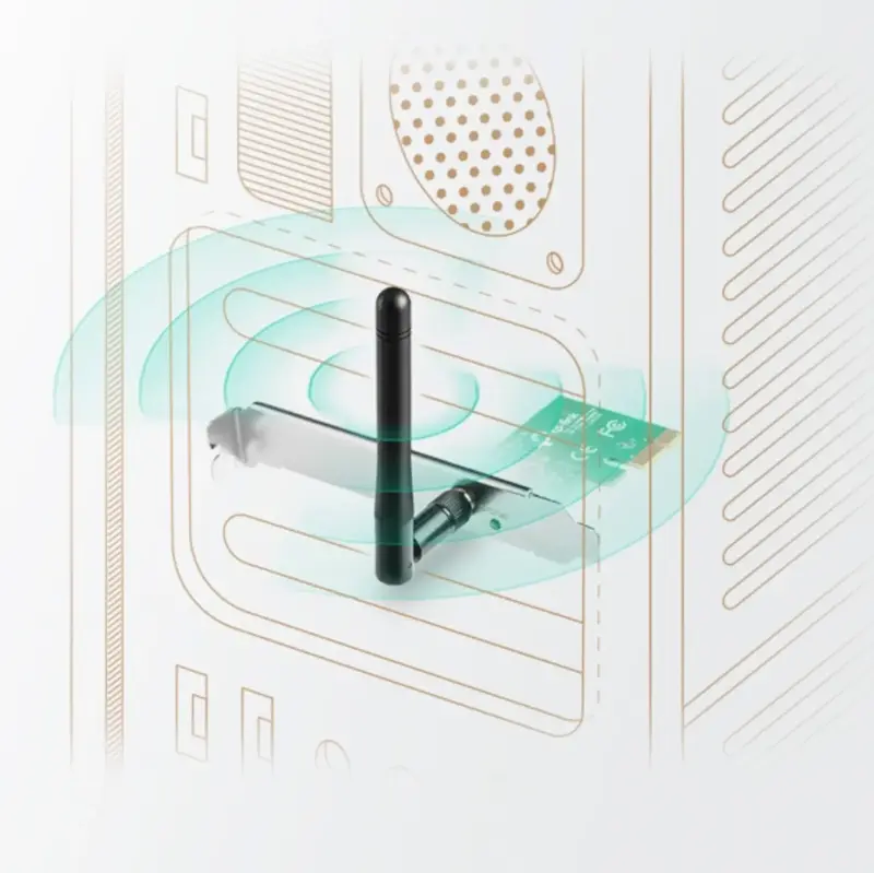 Wi-Fi адаптер TP-Link TL-WN781ND N150 PCI-Express x1 - фото - №3