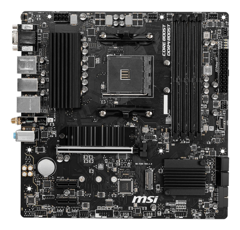 Материнська плата MSI B550 SAM4 MATX (B550M PRO-VDH WIFI) - фото - №1