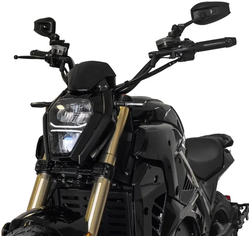 Електромотоцикл BT8000 Wuxi Jose Electric 3000W 72V 115Ah з центральним мотором (black) - фото - №5