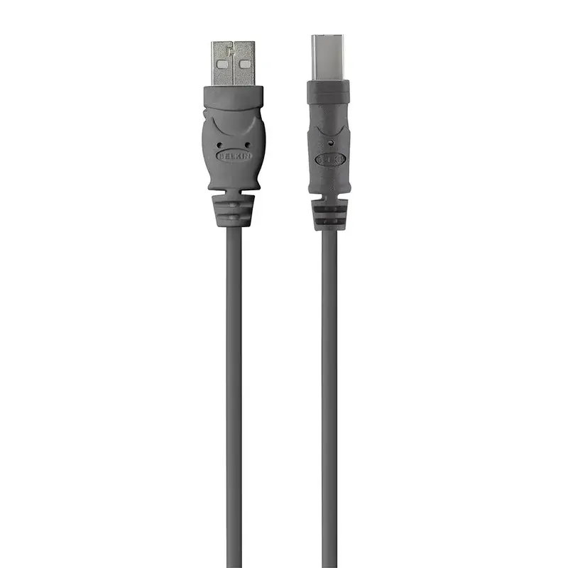 Кабель USB-A to USB-B (AM/BM) Belkin 3м чорний - фото - №0
