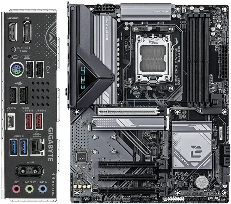 Материнська плата GIGABYTE B850 SAM5 ATX (B850 EAGLE WIFI6E) - фото - №3