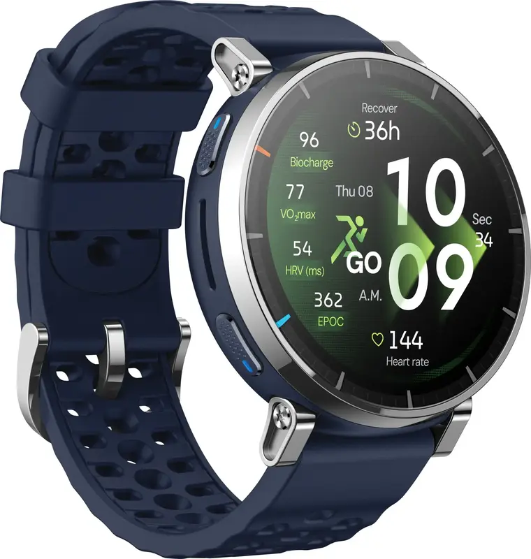 Смарт-годинник Amazfit Active 3 Premium W2559GL2N Синій - фото - №1