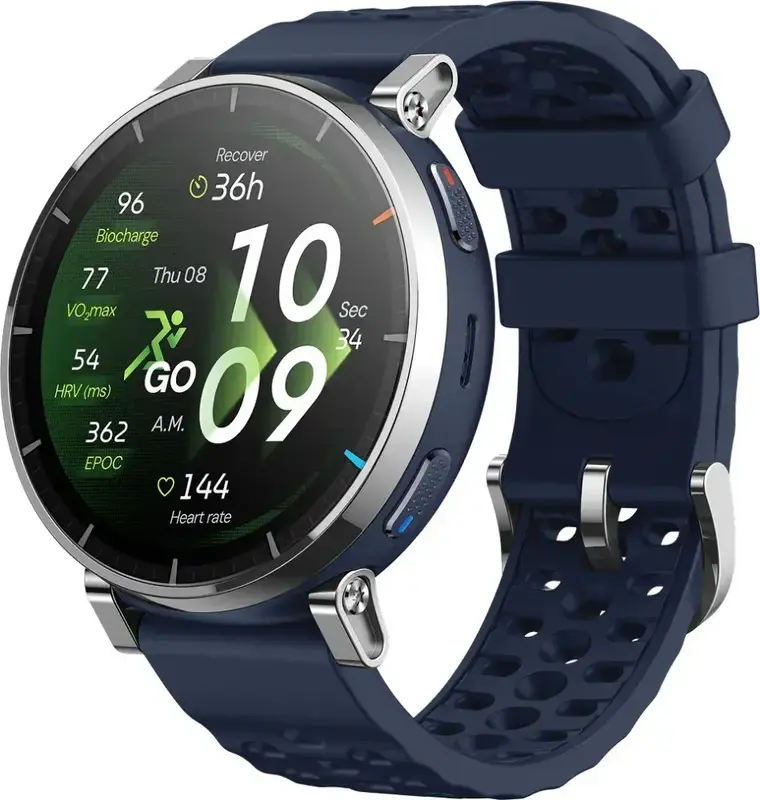 Смарт-годинник Amazfit Active 3 Premium W2559GL2N Синій - фото - №0