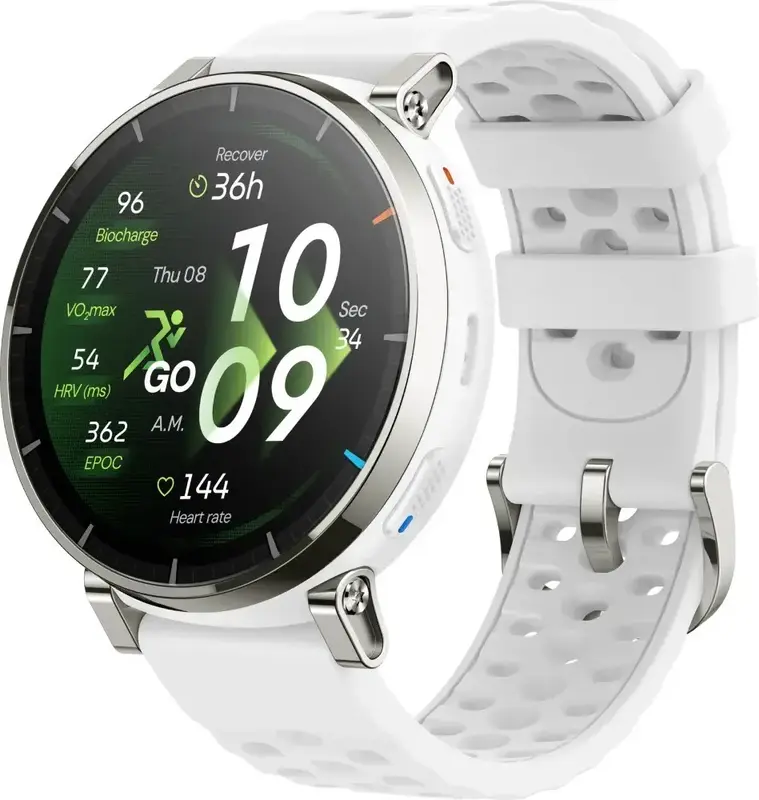 Смарт-часы Amazfit Active 3 Premium W2559GL3N белый - фото - №0