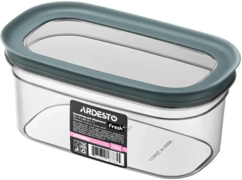 Контейнер для зберігання харчових продуктів ARDESTO Fresh 1л AR1308GG - фото - №0
