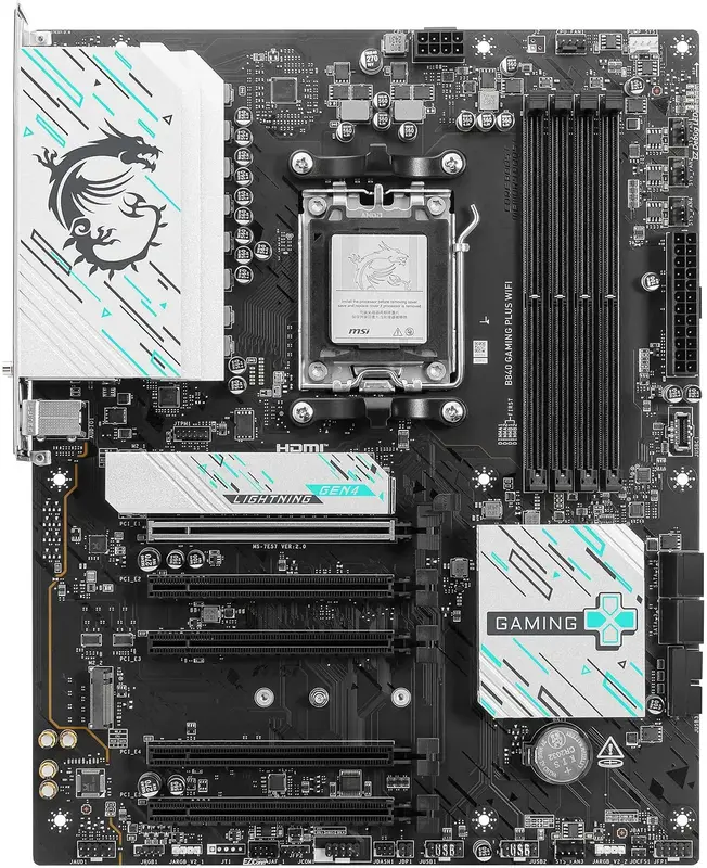 Материнська плата MSI B840 SAM5 ATX (B840 GAMING PLUS WIFI) - фото - №0