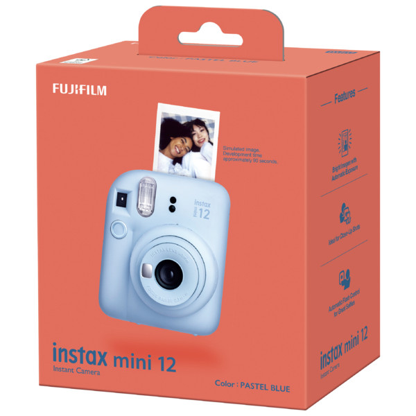 Fujifilm Фотопапір + Фотокамера: Fujifilm INSTAX Mini Glossy (2х10 аркушів) + INSTAX MINI 12 BLUE - фото - №10