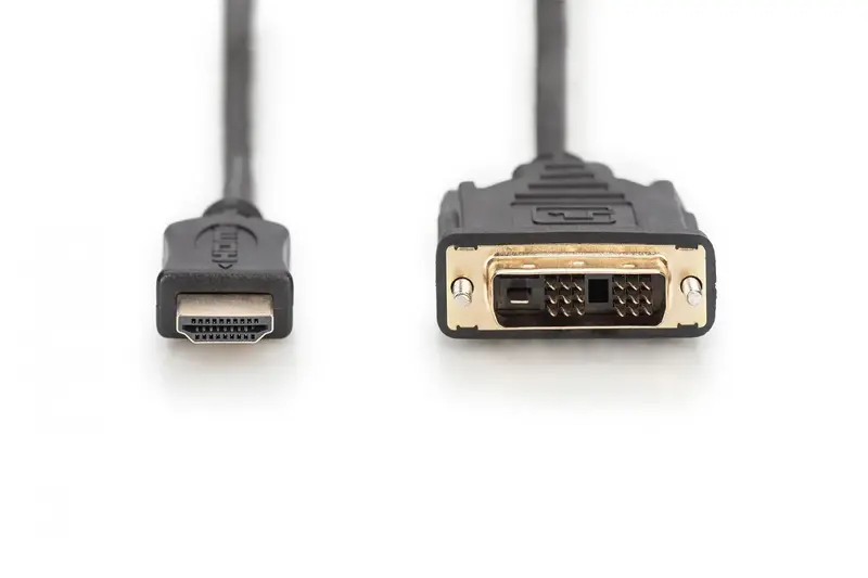 Кабель Digitus HDMI to DVI-D (M/M) 2м черный - фото - №1