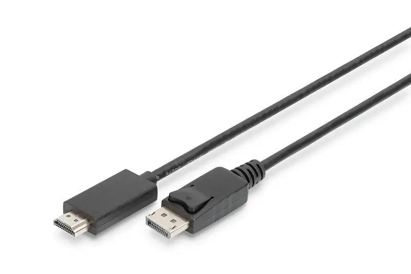 Кабель Digitus DisplayPort to HDMI (M/M) 2м чорний - фото - №0