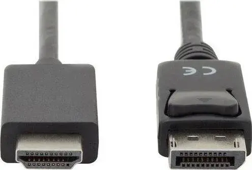 Кабель Digitus DisplayPort to HDMI (M/M) 2м чорний - фото - №1