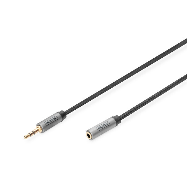 Кабель Digitus Audio Extension 3.5 mm M/F 3 m - фото - №0