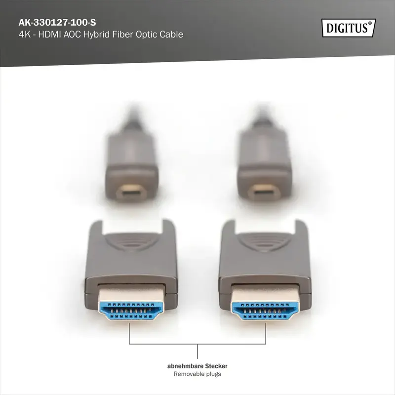 Кабель Digitus HDMI (M/M) 4K AOC 10м черный - фото - №2