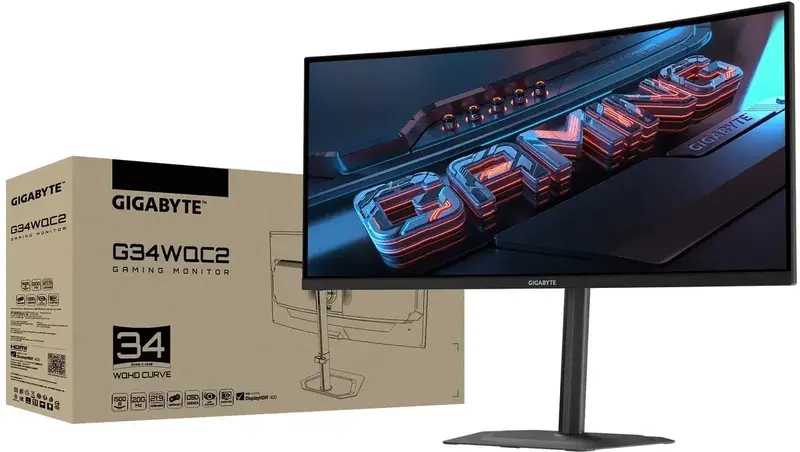 Игровой Монитор 34" Gigabyte G34WQC2 - фото - №6