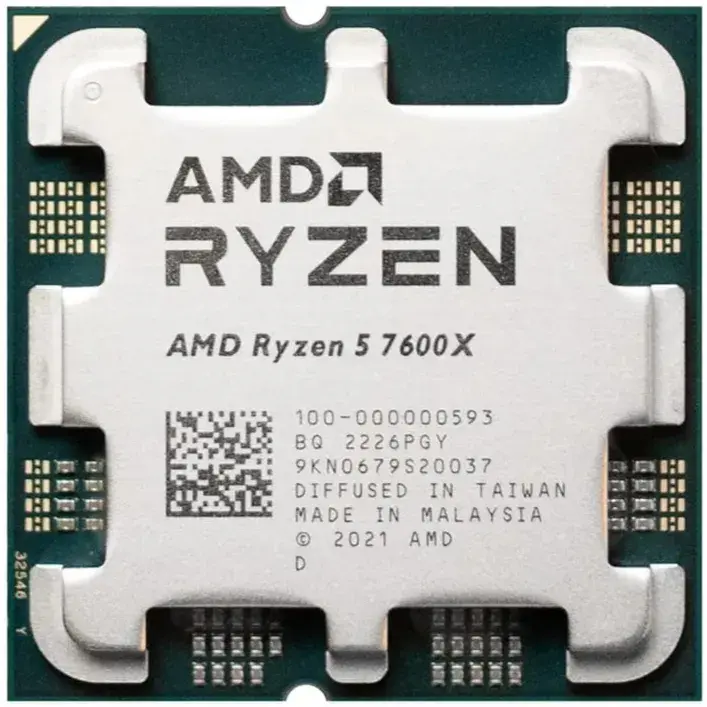 Процесор AMD RYZEN X6 R5-7600X (100-000000593) - фото - №0