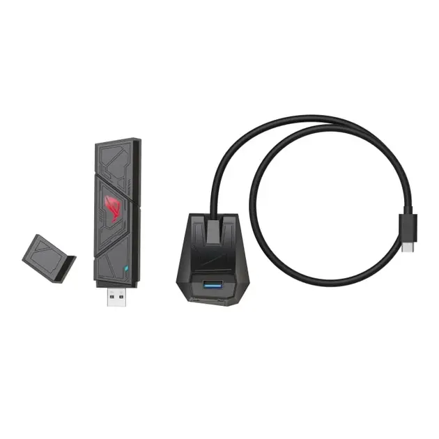Wi-Fi-usb адаптер Asus USB-BE92 BE6500, USB - фото - №1