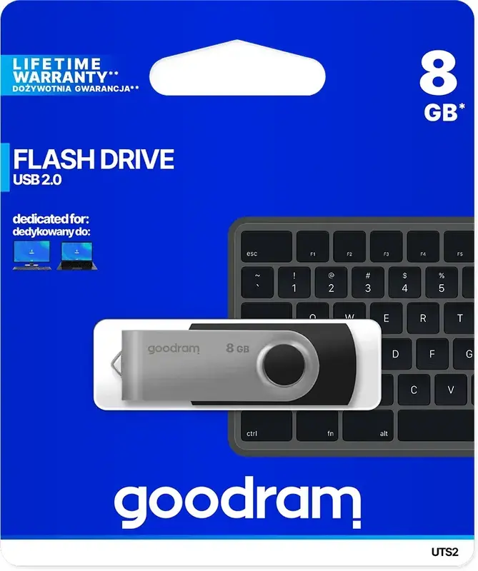 USB-Flash Goodram 8GB USB 2.0 Twister Black - фото - №4