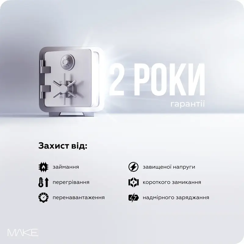 Зарядное устройство MAKE 20W PD+QC3.0 White - фото - №4