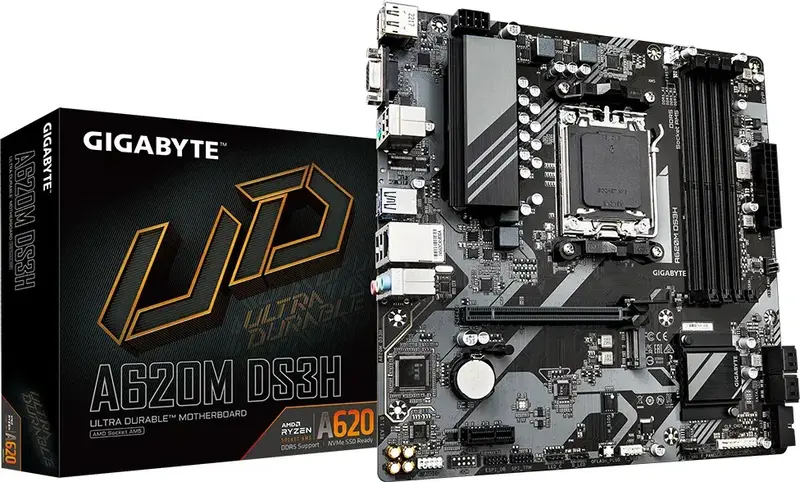 Материнская плата Gigabyte A620M DS3H (A620M_DS3H) - фото - №4