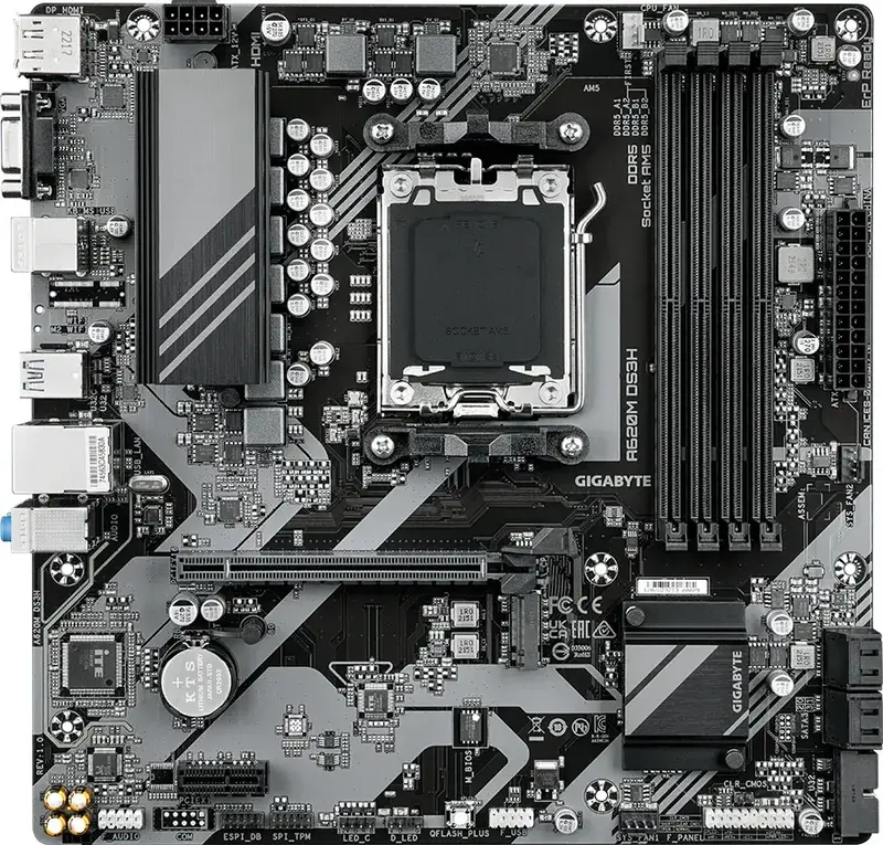 Материнская плата Gigabyte A620M DS3H (A620M_DS3H) - фото - №0