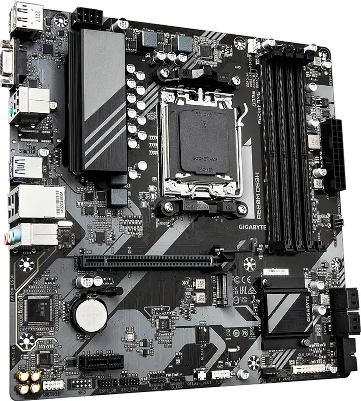 Материнская плата Gigabyte A620M DS3H (A620M_DS3H) - фото - №1