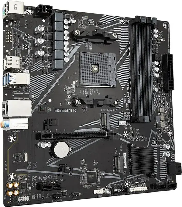 Материнская плата Gigabyte B550M_K (B550M_K) - фото - №1